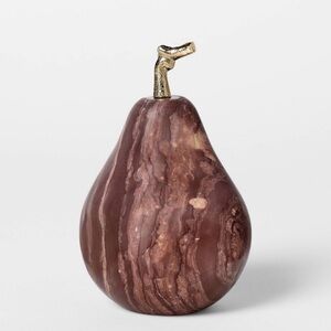 Threshold by Studio McGee Brown Decorative Pear with Gold Stem, New